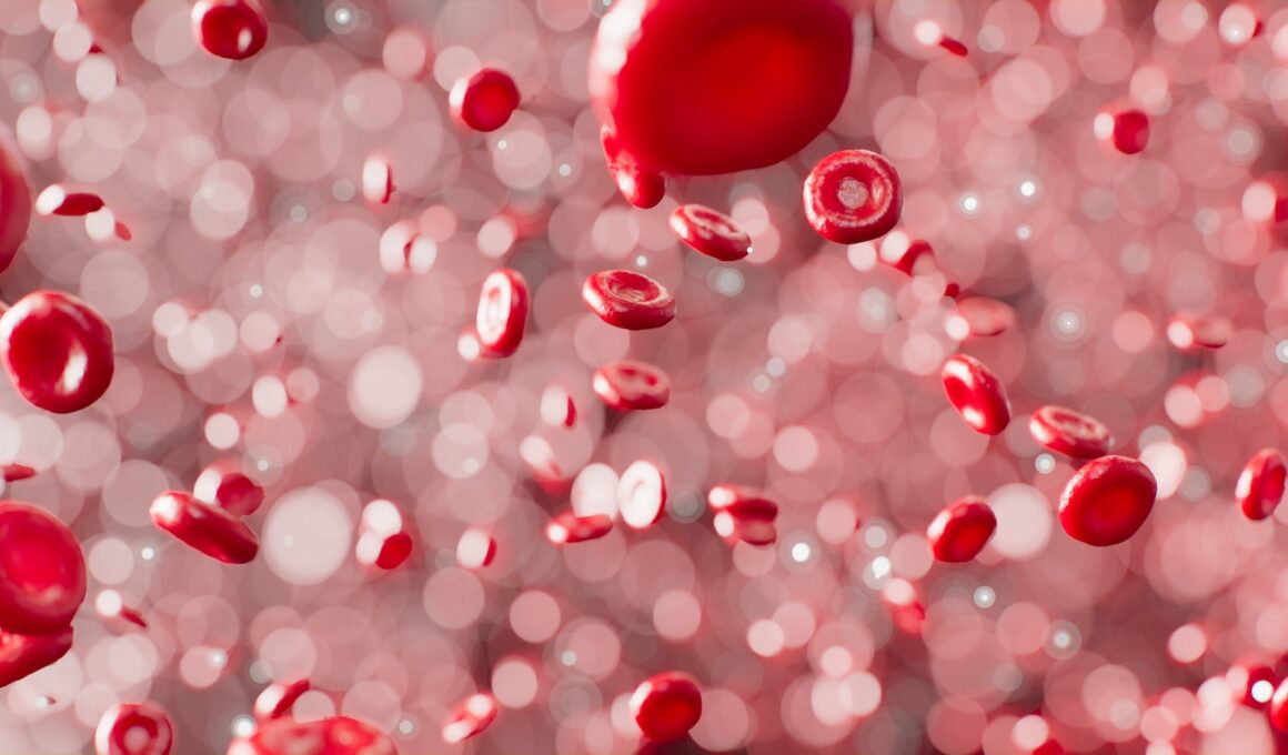 a bunch of red bubbles floating in the air